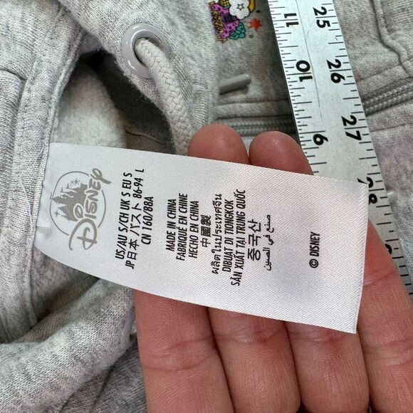 Disney Sweatshirt Womens Small Gray 2025 Play in the Parks Disney World Teacups - Picture 4 of 9